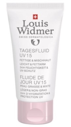 LOUIS WIDMER DAG FLUID UV15 ZONDER PARFUM 50ML